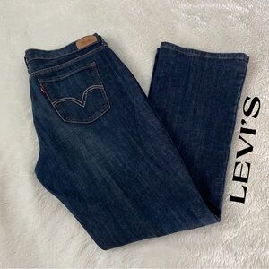 LEVI’s 515 BOOTCUT. I love this dark wash & fabric! Zip & Button Closure.🌼